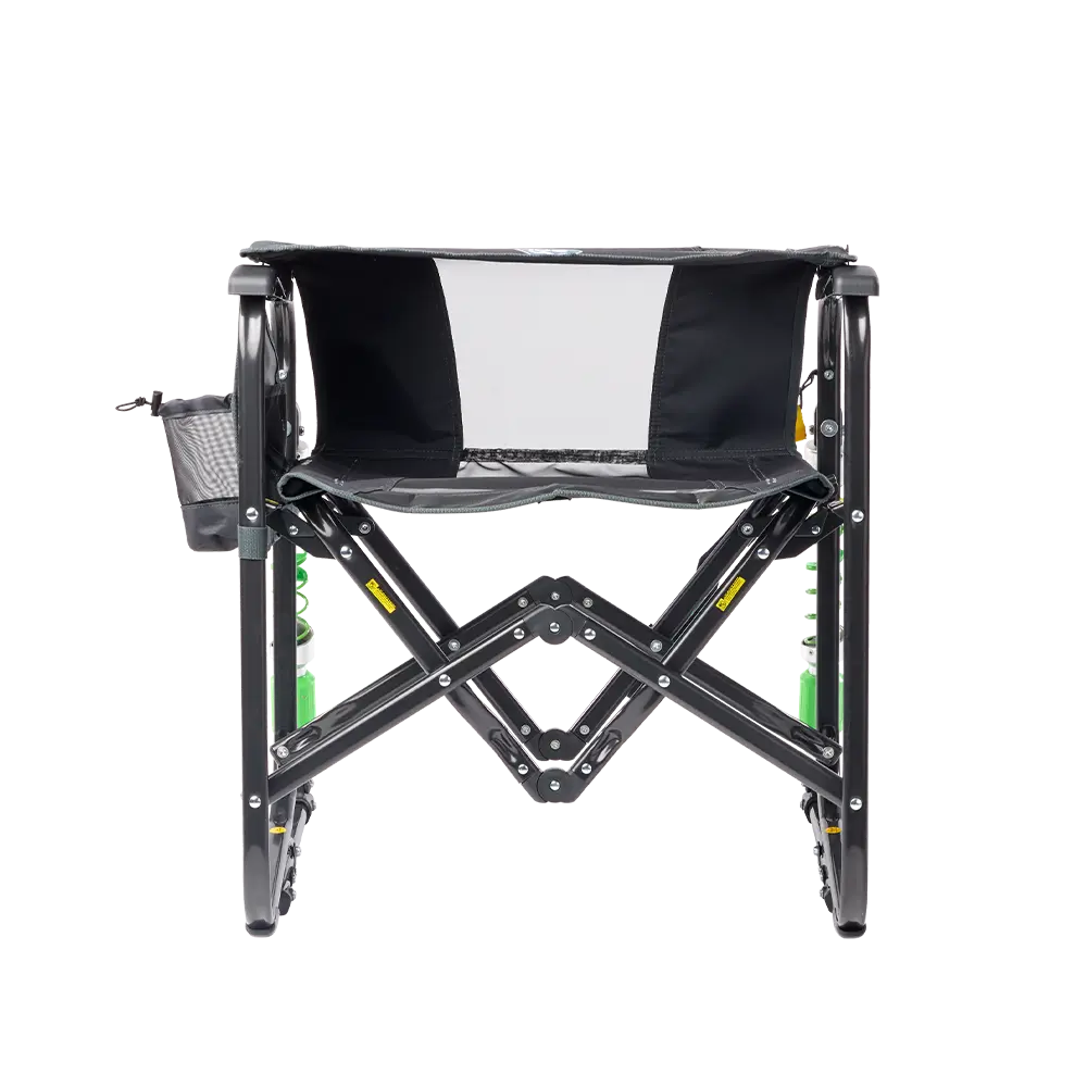Luxury Camp Adjustable Rocker - Choice 573 - Patented Spring-Action Rocking Chair for Camping Detail