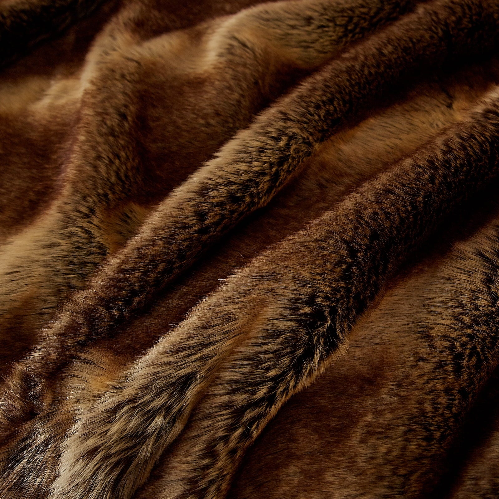 Lightweight Warm Luxury Faux Fur Throw Blanket for Bed Super Thick Warm Long Fluff Fuzzy Blankets for Bedroom Living Room, 60" x 80", ... - Lightweight Plush Warm Blanket for All Seasons Detail