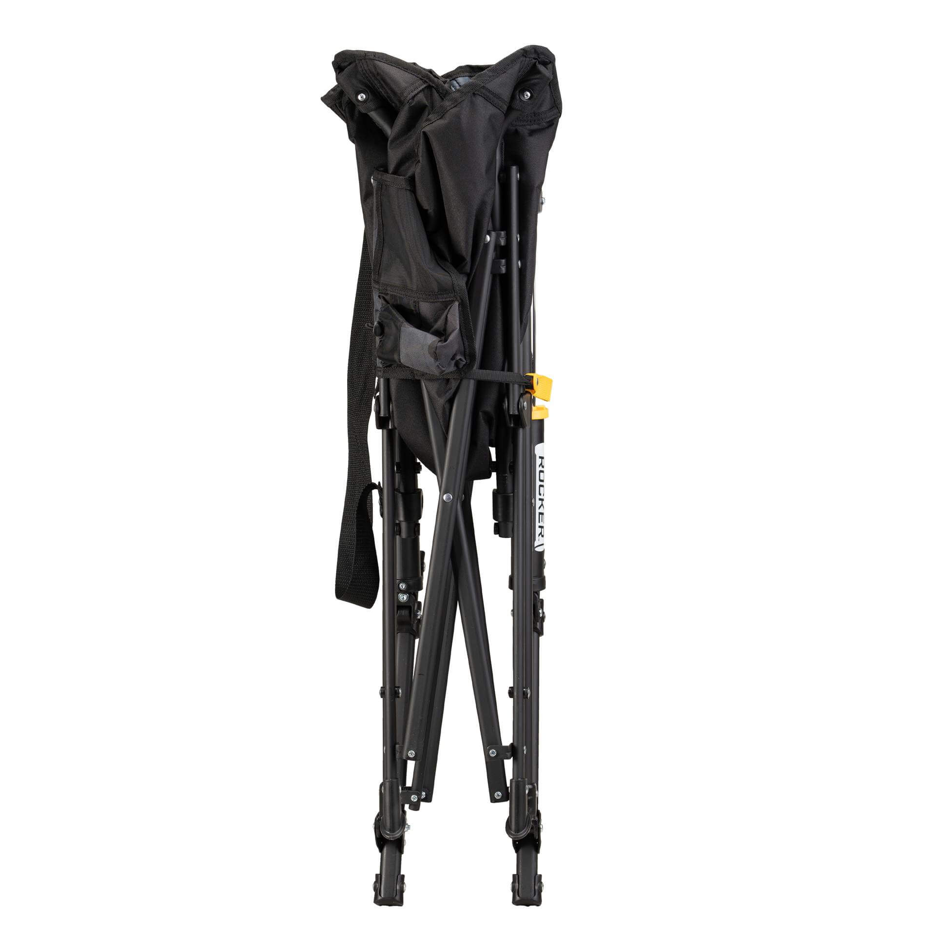 Luxury Camp Puff Rocker - Choice 731 - Heavy-Duty Kickback Rocker with Beverage Holder Detail