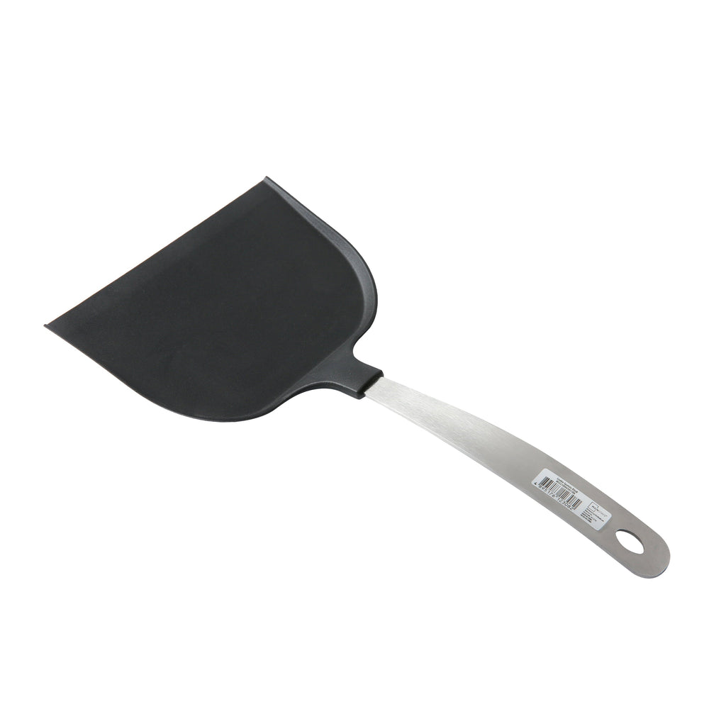 Chef-Quality Jumbo Baking 12.8 in Stainless Steel Nylon Kitchen Spatula - High-Precision Culinary Tool for Baking & Cooking Detail