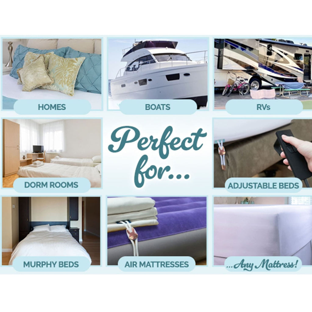 Ultra-Soft Fitted Bed Sheet With Built-In Compression Cord Locks On Mattresses & Won’t Slip - Breathable Egyptian Cotton Flat & Fitted Sheets Detail
