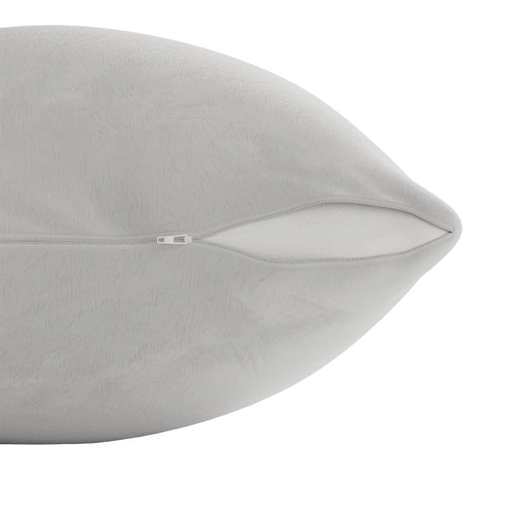 Ergonomic Memory Foam Huggable Support Bed Pillow, Standard- Soft Velvety Cover, Squishable Comfort (2 Count) - Hotel Quality Plush Sleeping Pillows Detail