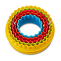 Innovative Round Double-Sided Plastic Cookie Cutter Set, 5 Pieces - Innovative Kitchen Helper for Modern Cooking - Default Title