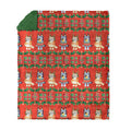 Super Soft Flannel Holidays are Nice Silk Touch Throw Blanket with Sherpa Reverse 50 x 60 inches - Super Soft Reversible Sherpa Flannel Blanket - Default Title