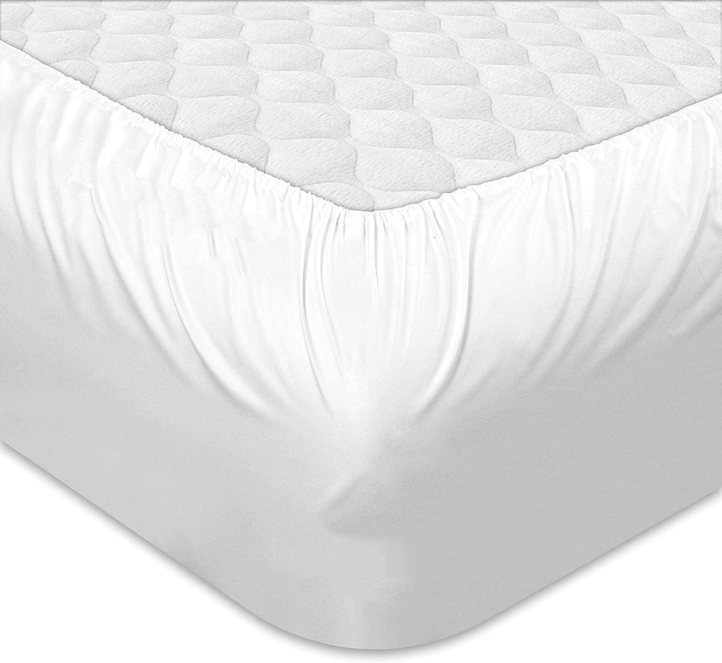 Breathable Luxury 100% Cotton Hospital Bedsheets Set - 1 Flat Sheet, 1 Fitted Sheet (10" Inch) Deep Pocket, 1 Pillowcase, Best & Comfor... - Luxury Bed Sheet Set with Deep Pockets Detail