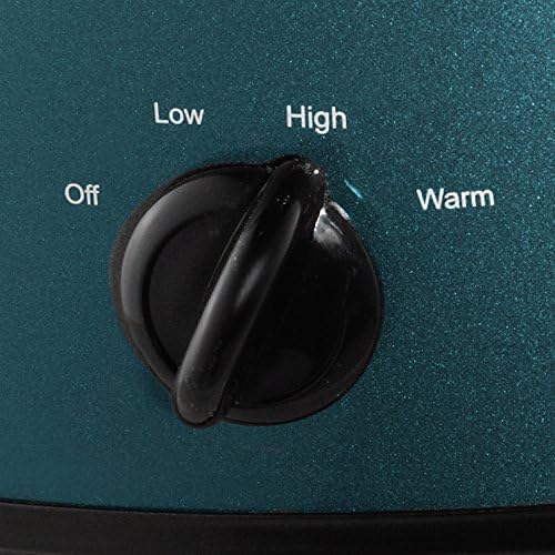 Programmable Crock-Pot 7 Quart Manual Slow Cooker – Turquoise S25U - Digital Crock Pot Slow Cooker for Family Meals Detail