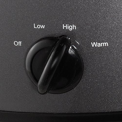 Oval Ceramic Crock-Pot 7 Quart Slow Cooker – Charcoal S09Q - Programmable Slow Cooker with Oval Ceramic Pot Detail