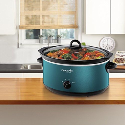 Programmable Crock-Pot 7 Quart Manual Slow Cooker – Turquoise S25U - Digital Crock Pot Slow Cooker for Family Meals Detail