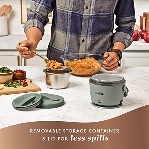 Portable Electric Crock-Pot Portable Electric Lunch Box Food Warmer – Green S21D - Portable Electric Lunch Box Food Warmer Detail