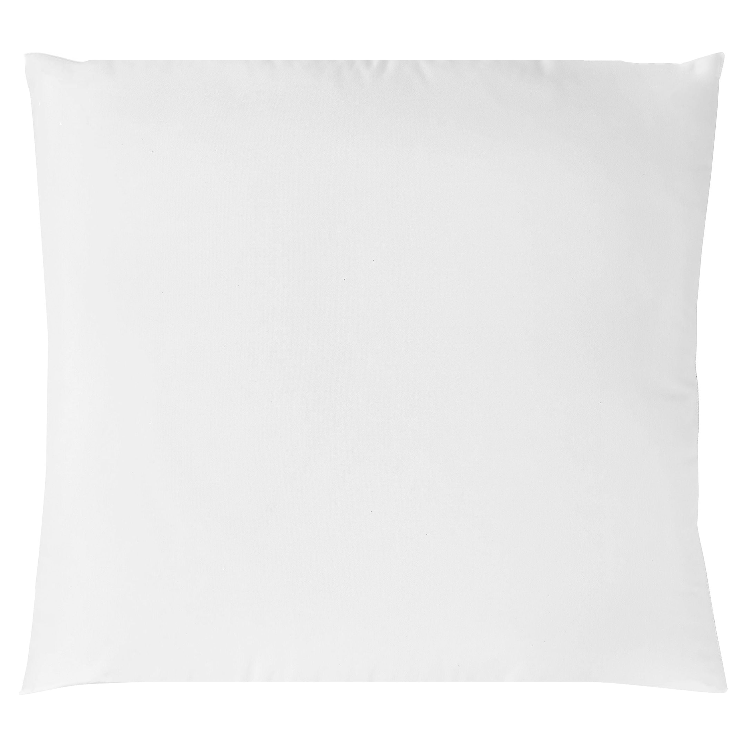 Fluffy Shredded Cotton Euro Throw Pillow, 26" x 26", White- Allergy Defense Fabric - Ergonomic Memory Foam Pillow for Neck Pain Support Detail