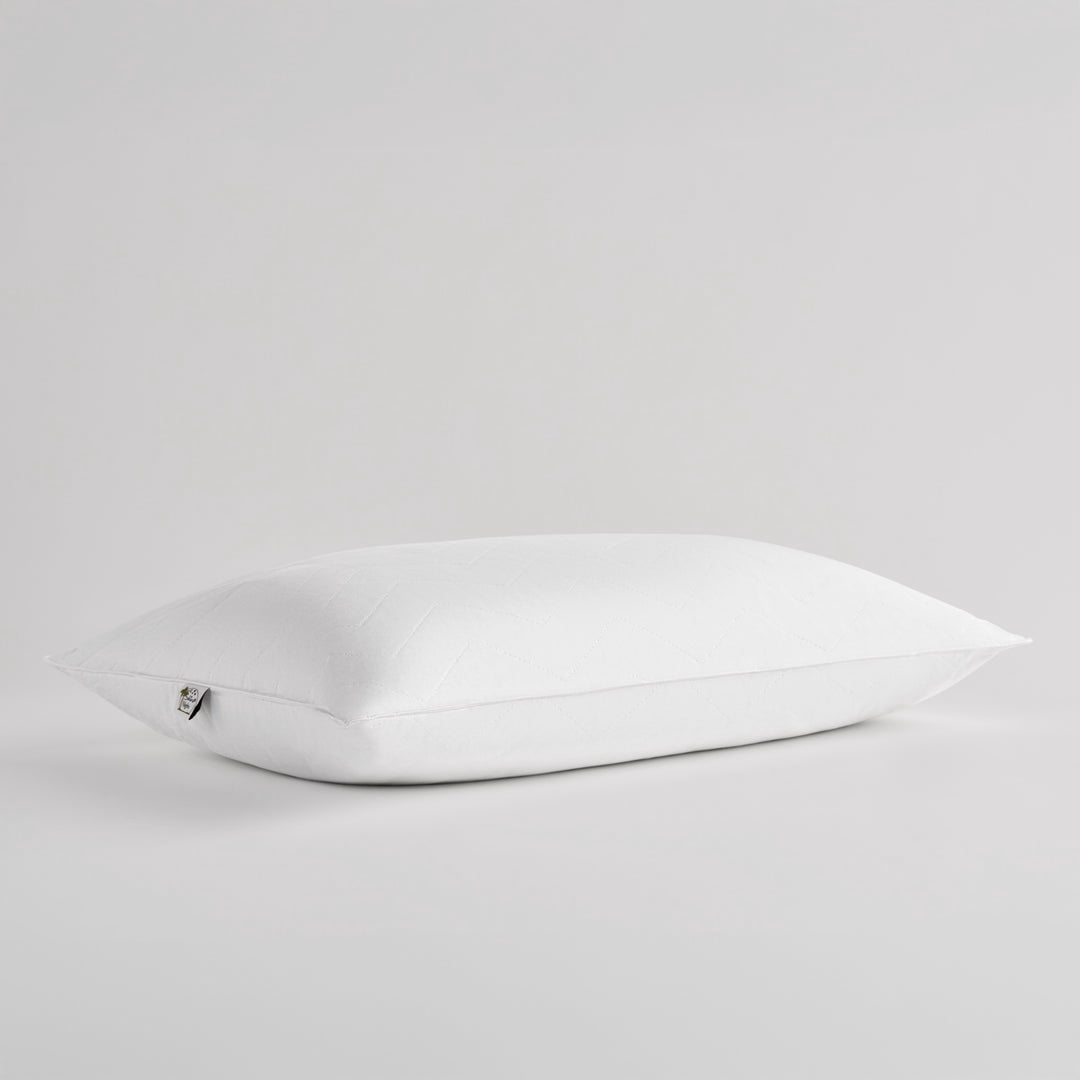 Decorative Plump Sahara Nights | Stomach & Back Sleeper Pillow for Adults | , 100% Cotton Case, Gel Fiber Fill | Soft, Machine Washabl... - Ergonomic Memory Foam Pillow for Neck Pain Support Detail