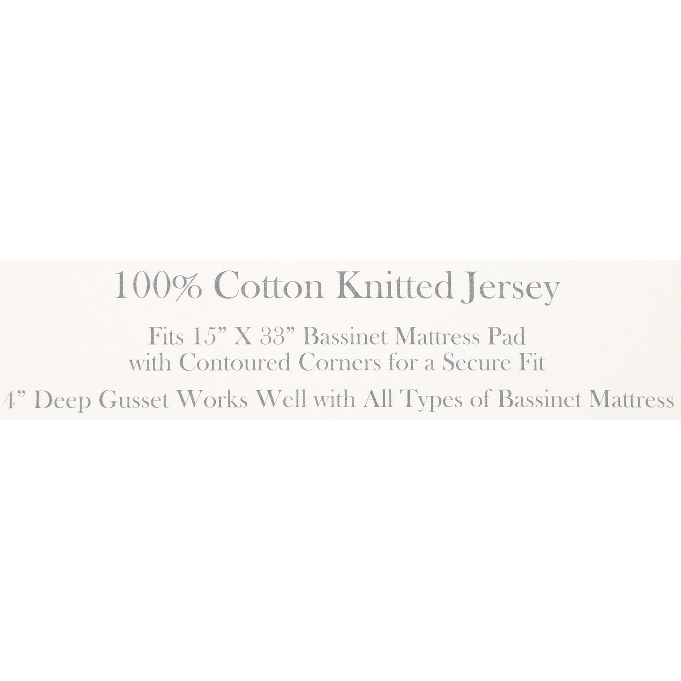 Cooling Sateen TL Care 100% Natural Breathable Cotton Jersey Knit Fitted Bassinet Sheet, White, 15" x 33", Soft Breathable, for Boys... - Luxury Bed Sheet Set with Deep Pockets Detail