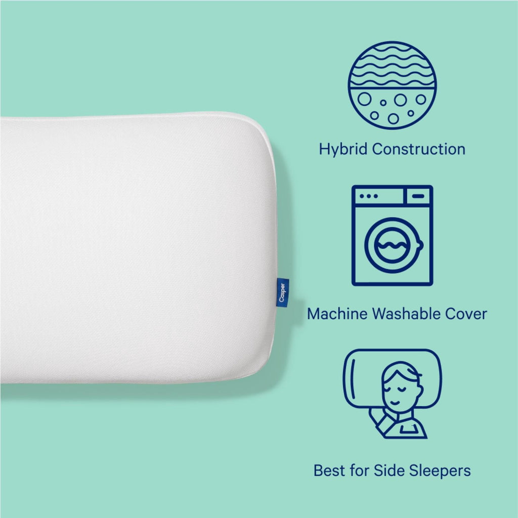 Orthopedic Support Essential Cooling Hybrid Pillow, Standard - Ergonomic Memory Foam Pillow for Neck Pain Support Detail