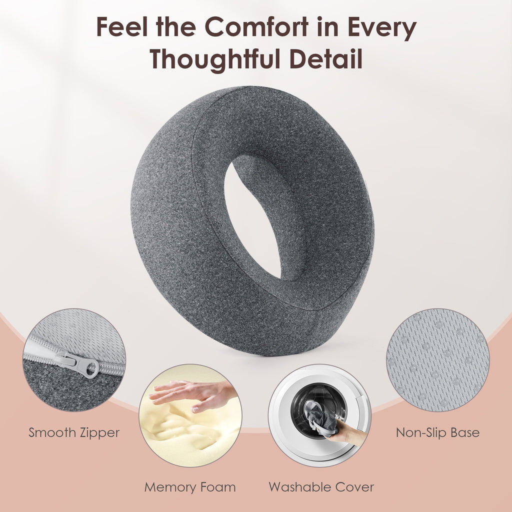 Orthopedic Support Face Down Pillow Massage Headrest for Bed, Memory Foam Pillow Face Cradle Support for Stomach Sleepers, Eye Post-Surg... - Ergonomic Memory Foam Pillow for Neck Pain Support Detail