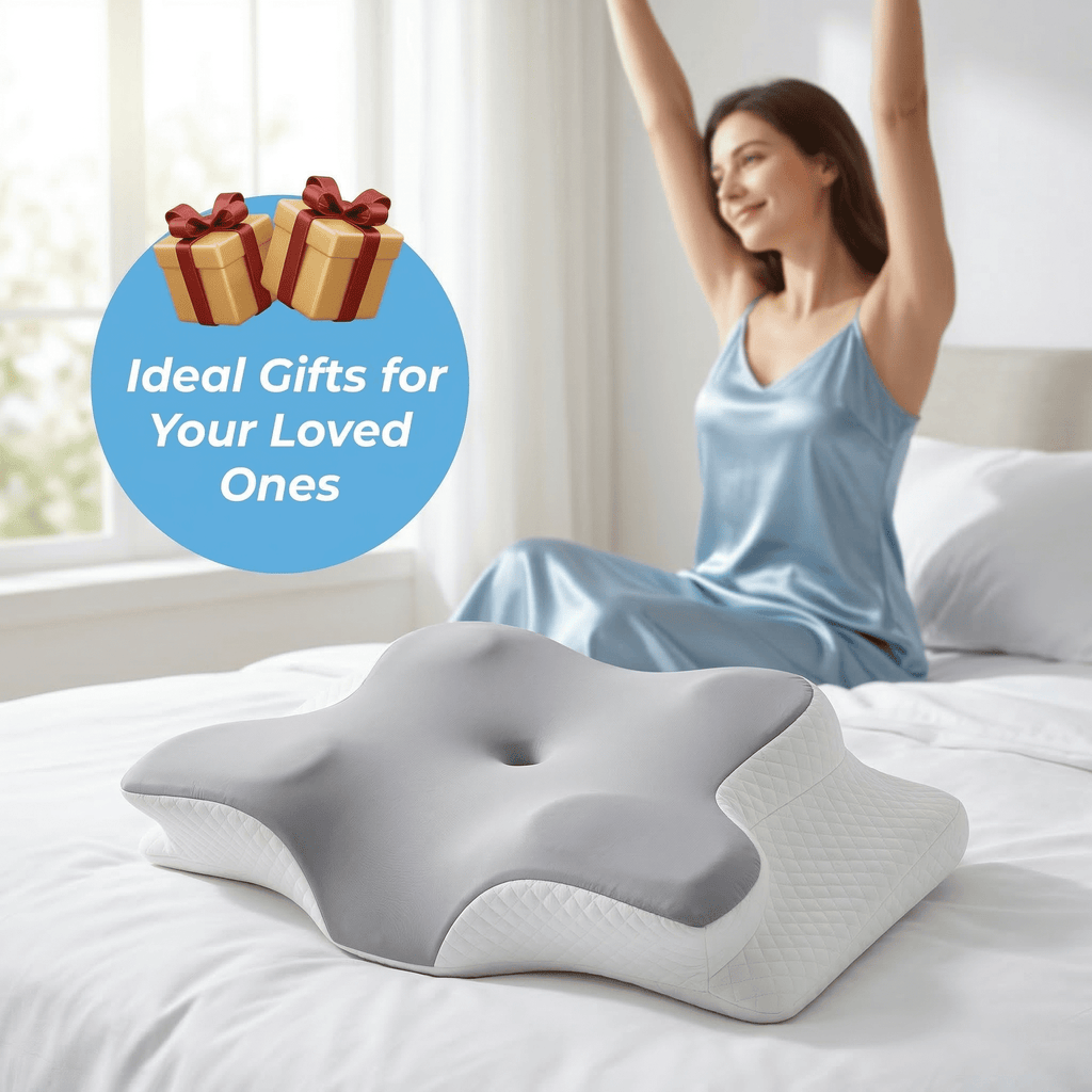 Orthopedic Support Memory Foam Contour Pillows - Neck Pain Relief, Orthopedic Cervical, Breathable Washable Cover - Hotel Quality Plush Sleeping Pillows Detail