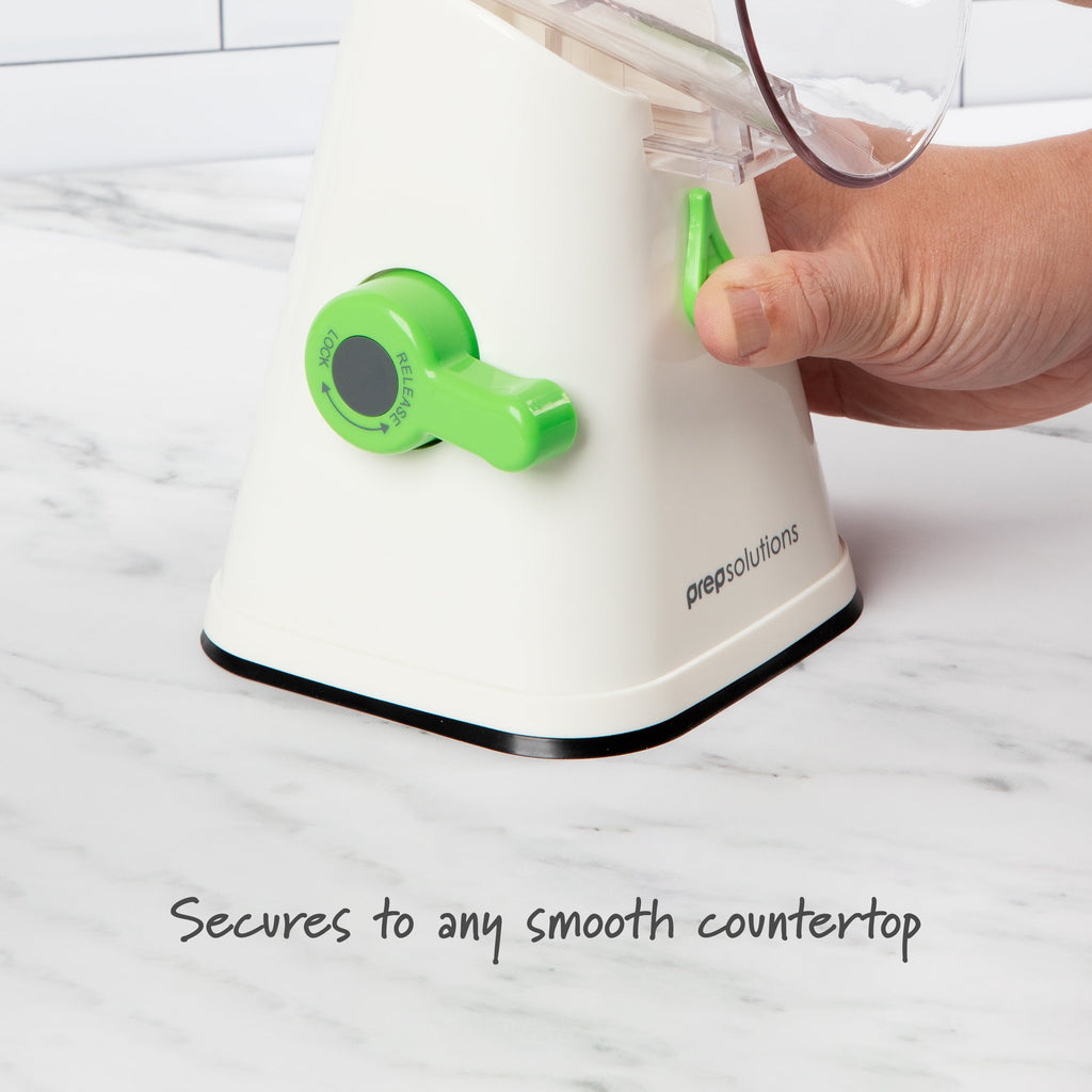 Ergonomic Manual Manual Rotary Grater & Slicer - Innovative Kitchen Helper for Modern Cooking Detail