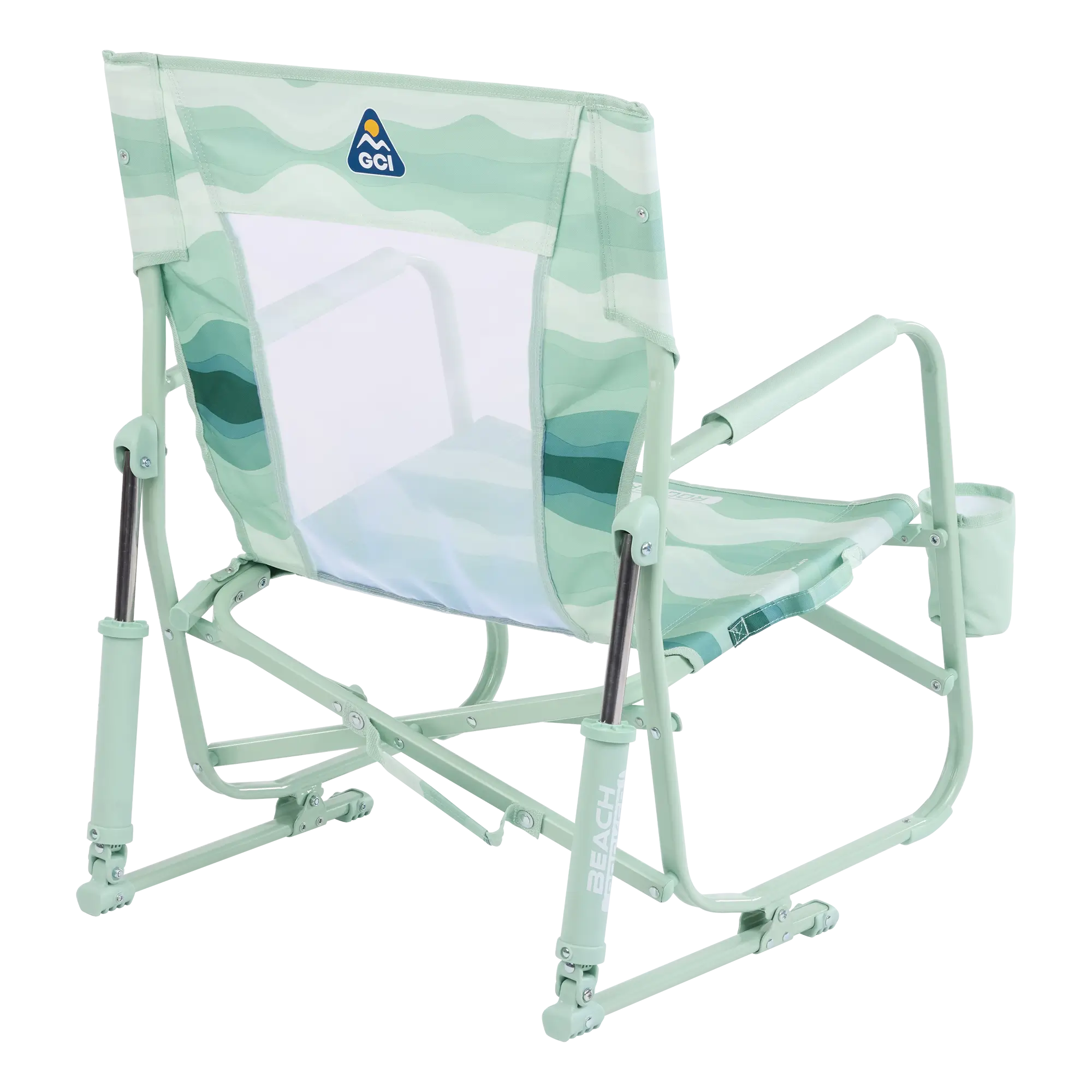 Heavy-Duty Freestyle Beach Rocker - Choice 712 - Patented Spring-Action Rocking Chair for Camping Detail