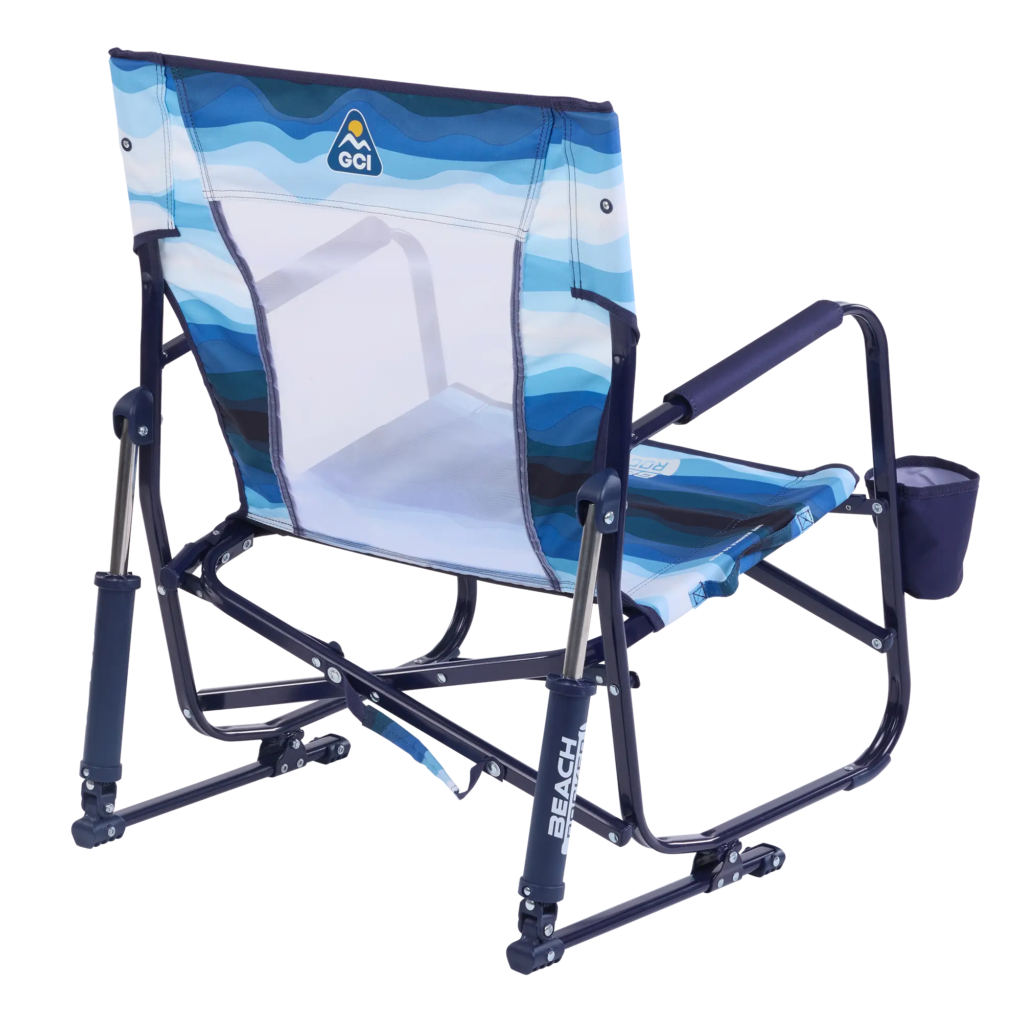 Heavy-Duty Freestyle Beach Rocker - Choice 712 - Patented Spring-Action Rocking Chair for Camping Detail