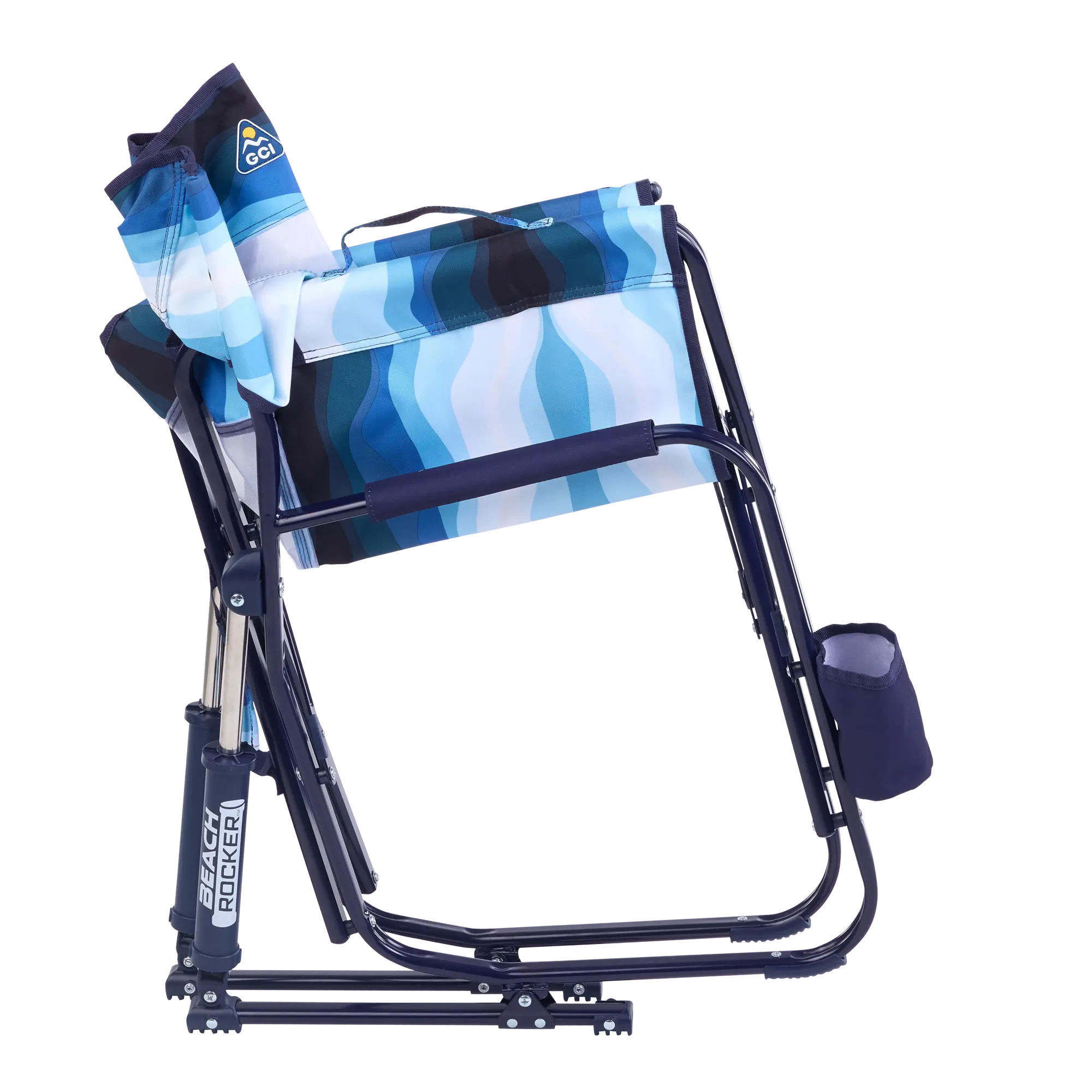Heavy-Duty Freestyle Beach Rocker - Choice 712 - Patented Spring-Action Rocking Chair for Camping Detail