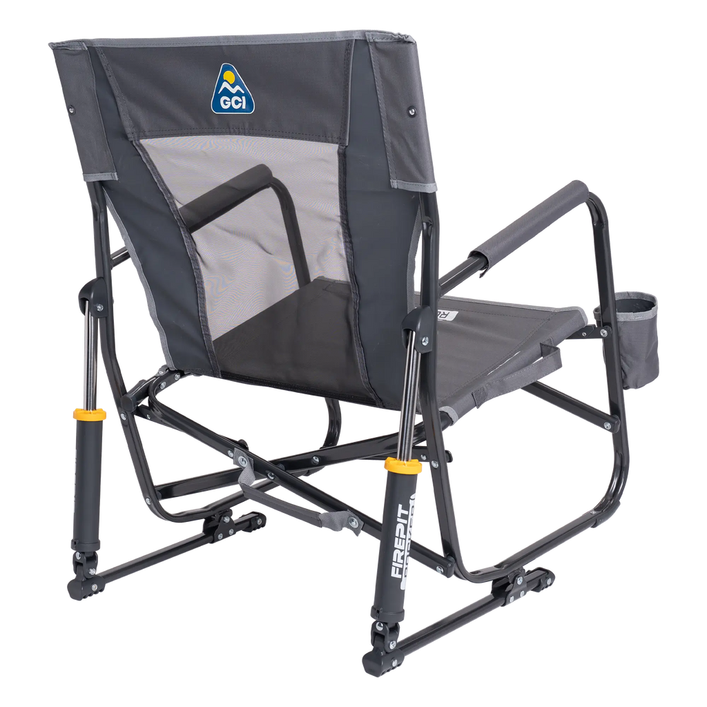 Luxury Camp FirePit Rocker - Choice 737 - RoadTrip Rocker Smooth Motion Camp Chair Detail