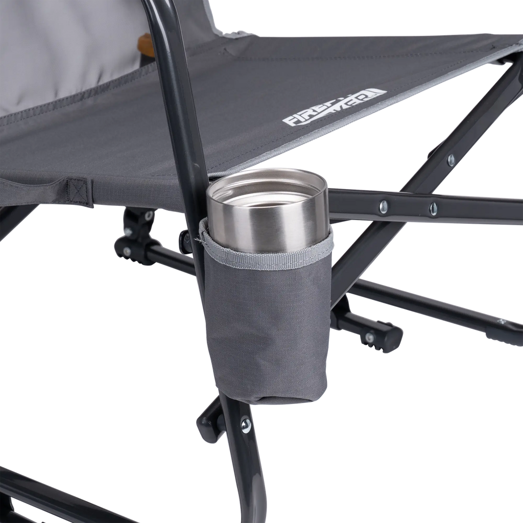 Luxury Camp FirePit Rocker - Choice 737 - RoadTrip Rocker Smooth Motion Camp Chair Detail