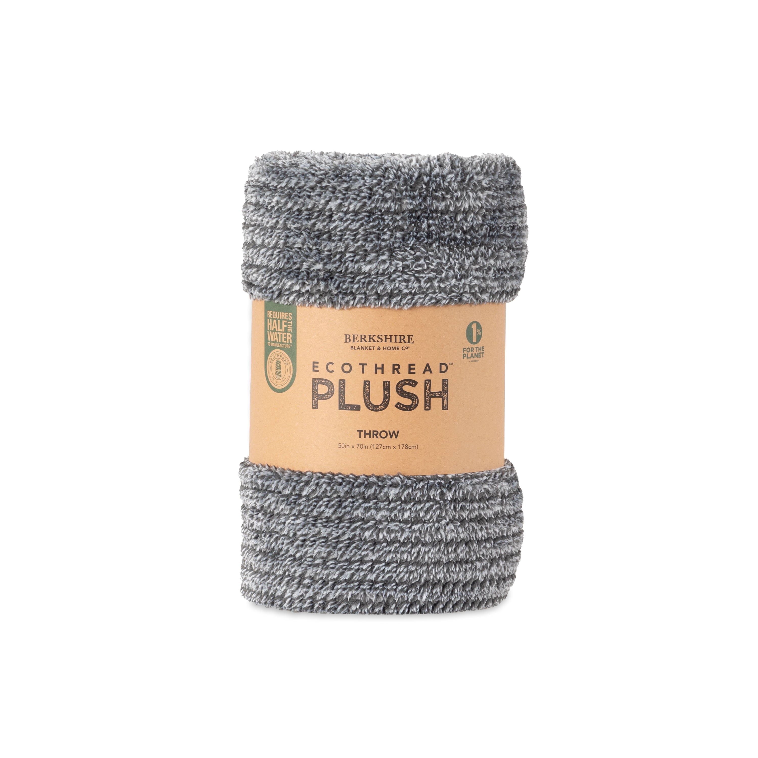 Decorative Knitted Plush Textured Heathered Soft Oversized Throw Blanket, Gray - Cozy Fleece Throw Blanket for Couch & Bed Detail