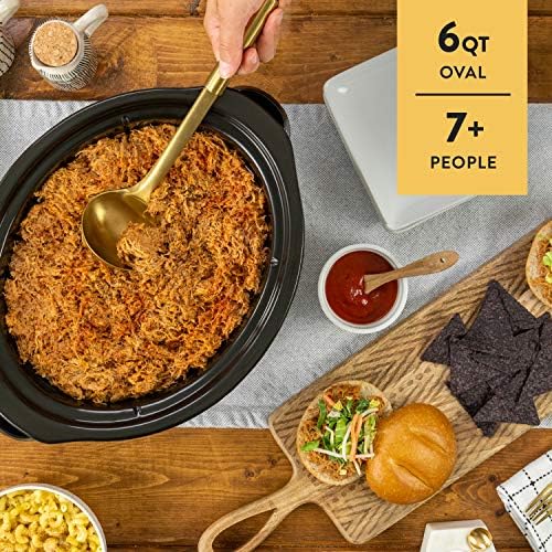 Large Capacity Crock-Pot MyTime 6 Quart Programmable Slow Cooker S08D - Digital Crock Pot Slow Cooker for Family Meals Detail