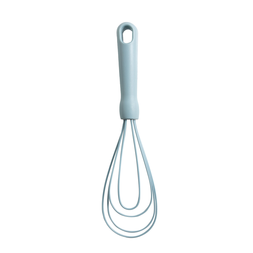 Multi-Functional 3-Piece Silicone Whisk Set, 10.5"/10.4"/9.6" L, Blue Color - Kitchen Gadget Tool for Quick Food Prep Detail