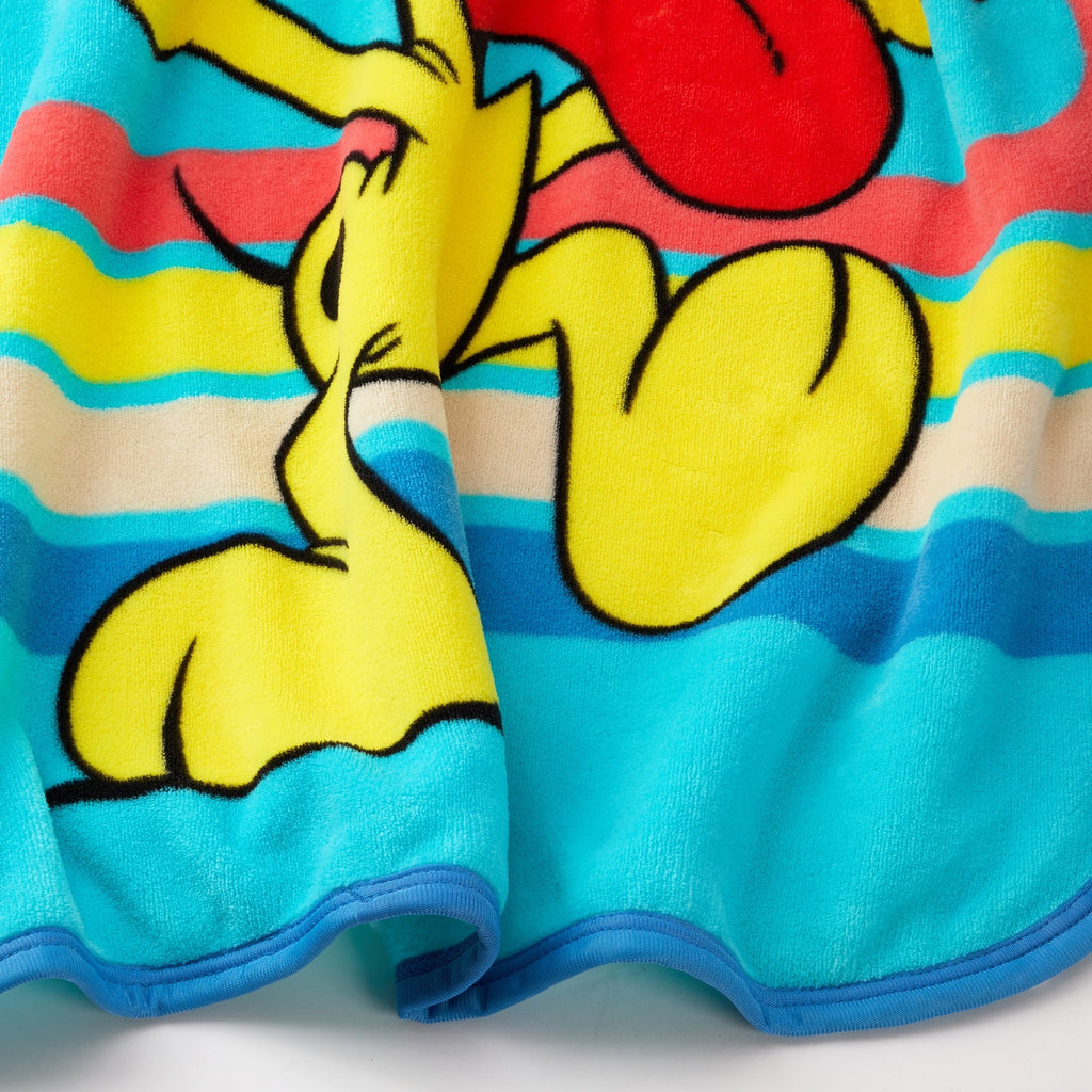 Super Soft Flannel Kids Blue Print Fleece Throw Blanket, 46 x 60 - Lightweight Plush Warm Blanket for All Seasons Detail
