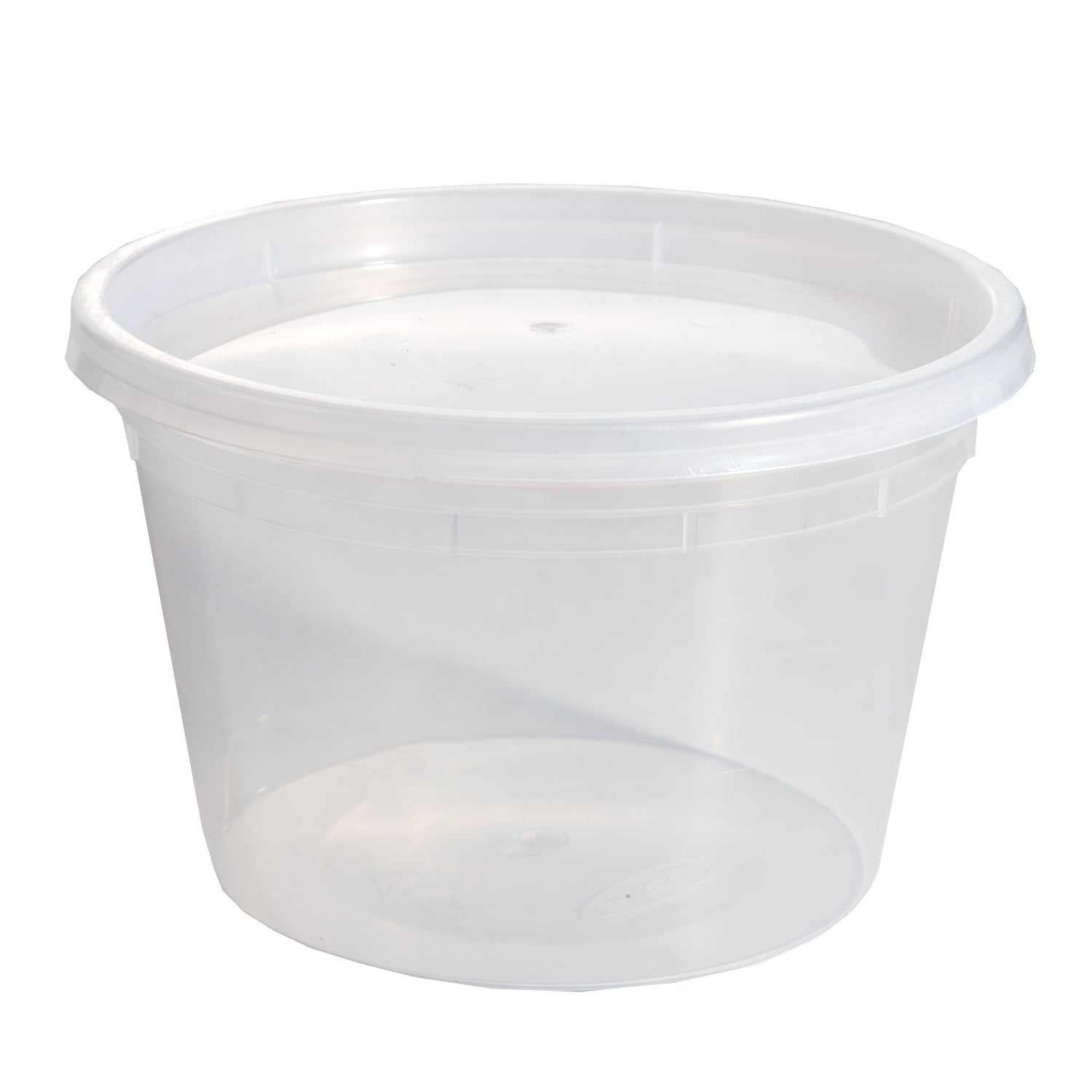 Fun Food Fidget 40 Piece 16oz Plastic Deli Container, Ideal Use for Meal Prep and Batch Cooking - Playful Star & Heart Shaped Geometric NeeDoh Detail
