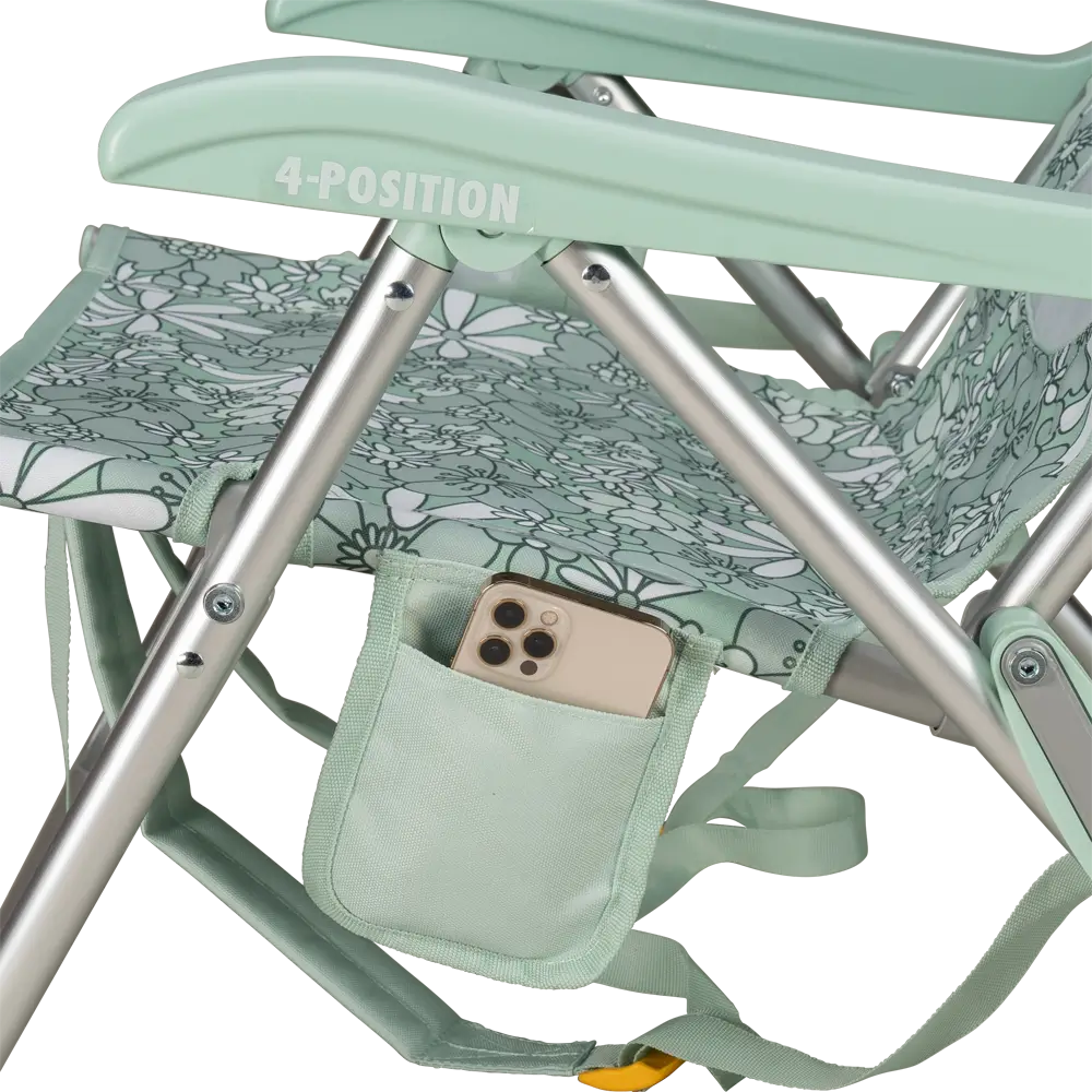 Rust-Resistant Aluminum Backpack Beach Chair - Choice 709 - Rust-Resistant Aluminum Sand-Friendly Lounge Chair Detail