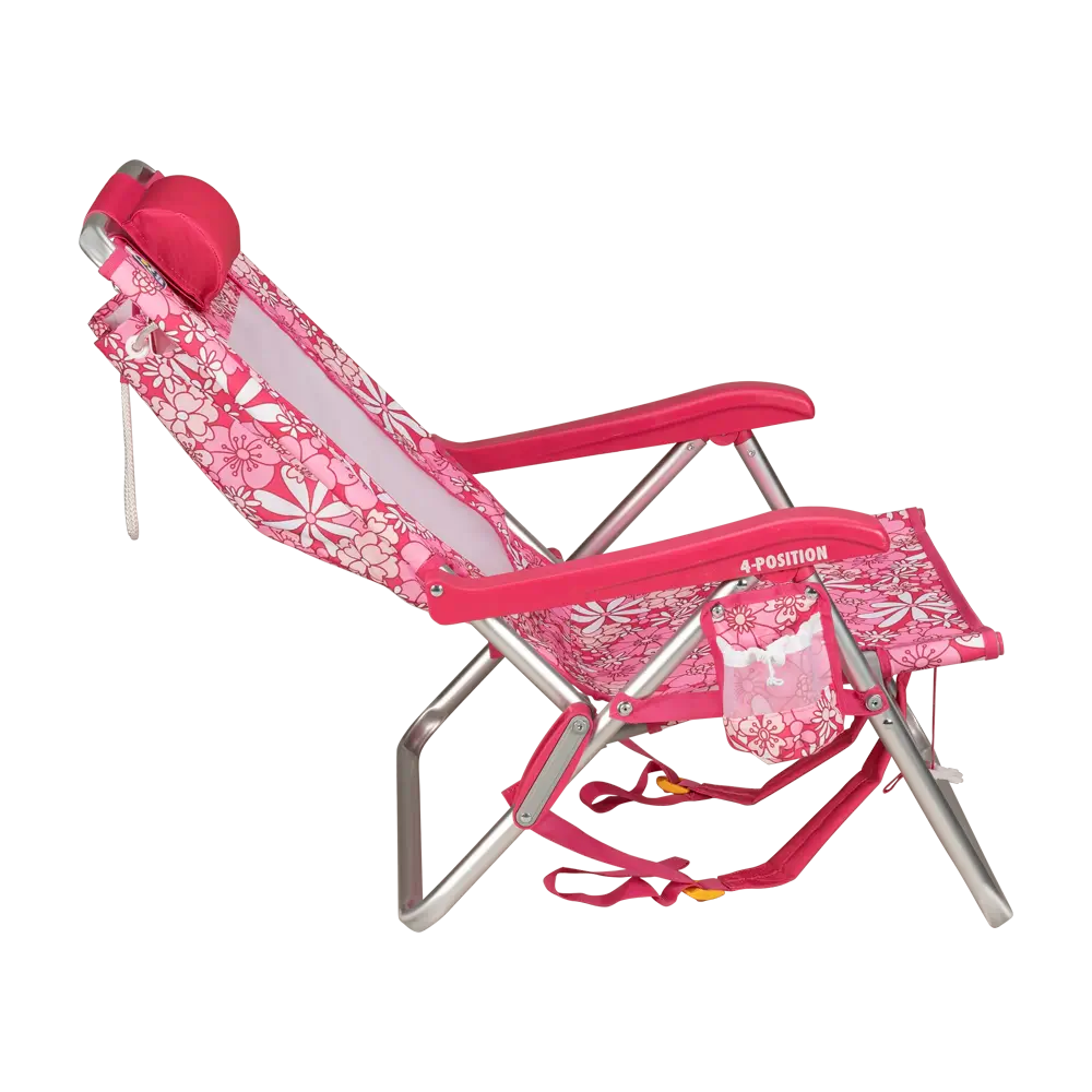 Rust-Resistant Aluminum Backpack Beach Chair - Choice 709 - Rust-Resistant Aluminum Sand-Friendly Lounge Chair Detail