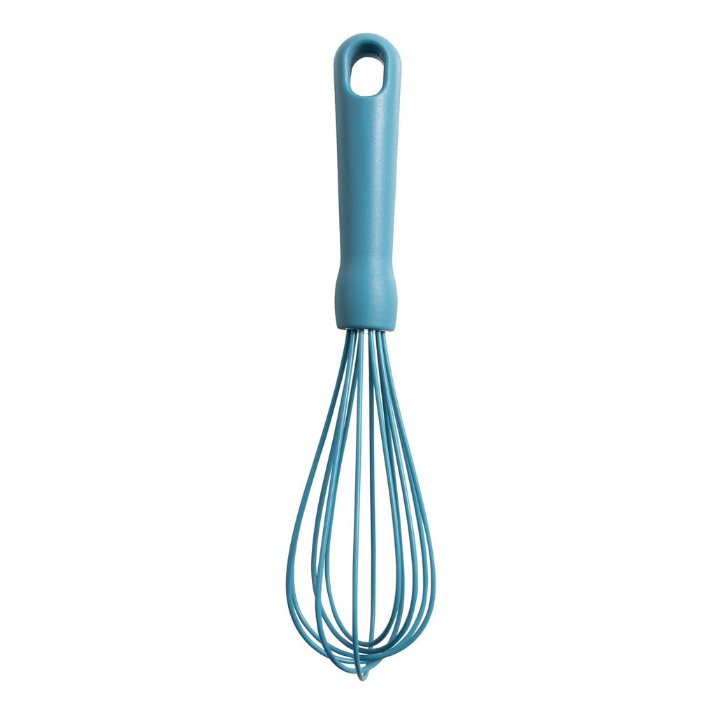 Multi-Functional 3-Piece Silicone Whisk Set, 10.5"/10.4"/9.6" L, Blue Color - Kitchen Gadget Tool for Quick Food Prep Detail