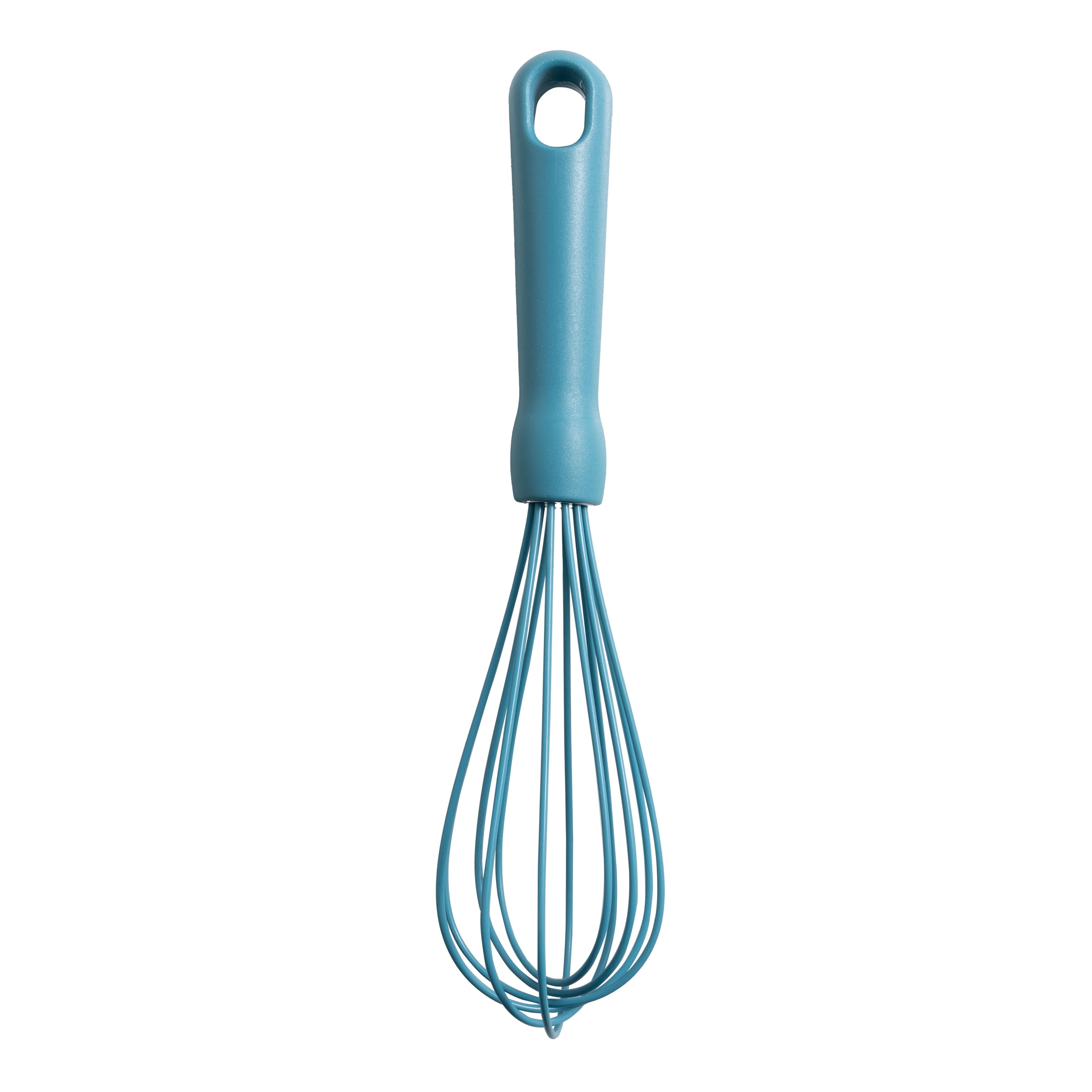 Multi-Functional 3-Piece Silicone Whisk Set, 10.5"/10.4"/9.6" L, Blue Color - Kitchen Gadget Tool for Quick Food Prep Detail