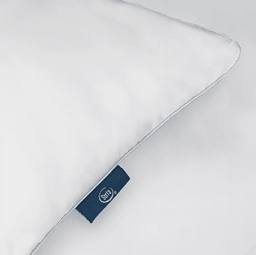 Orthopedic Support Queen Microfiber Polyester Bed Pillows Hypoallergenic (2 Count) - Hotel Quality Plush Sleeping Pillows Detail