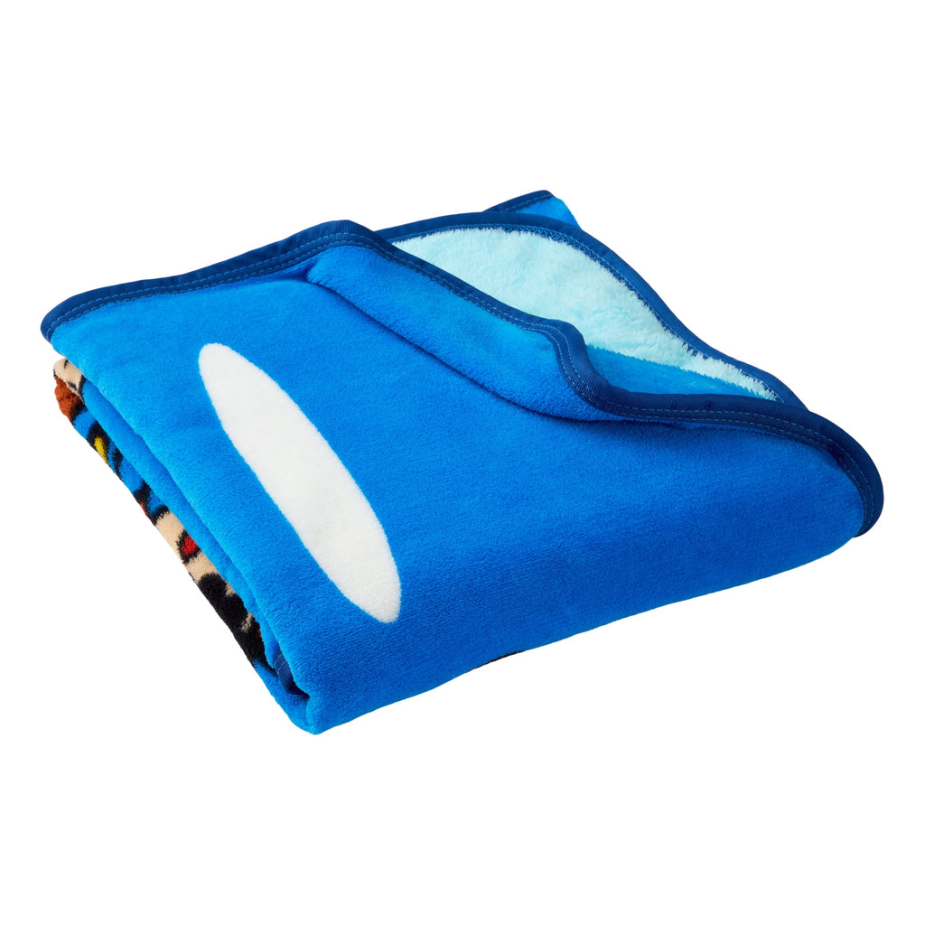 Super Soft Flannel Kids Fleece Throw Blanket 46x60, Nintendo - Cozy Fleece Throw Blanket for Couch & Bed Detail