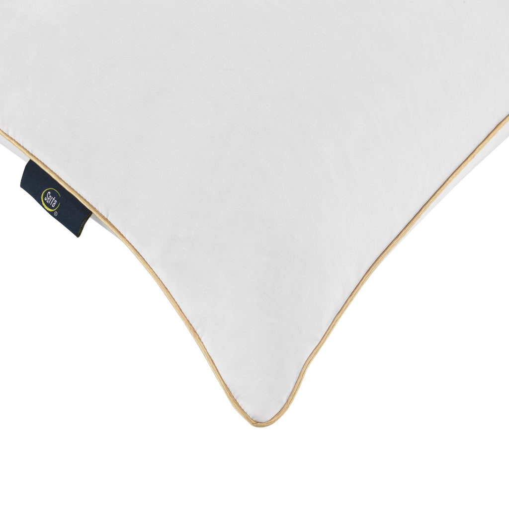 Orthopedic Support pedic Bounce Back Standard/Queen Bed Pillow, Hypoallergenic Fill - Hotel Quality Plush Sleeping Pillows Detail
