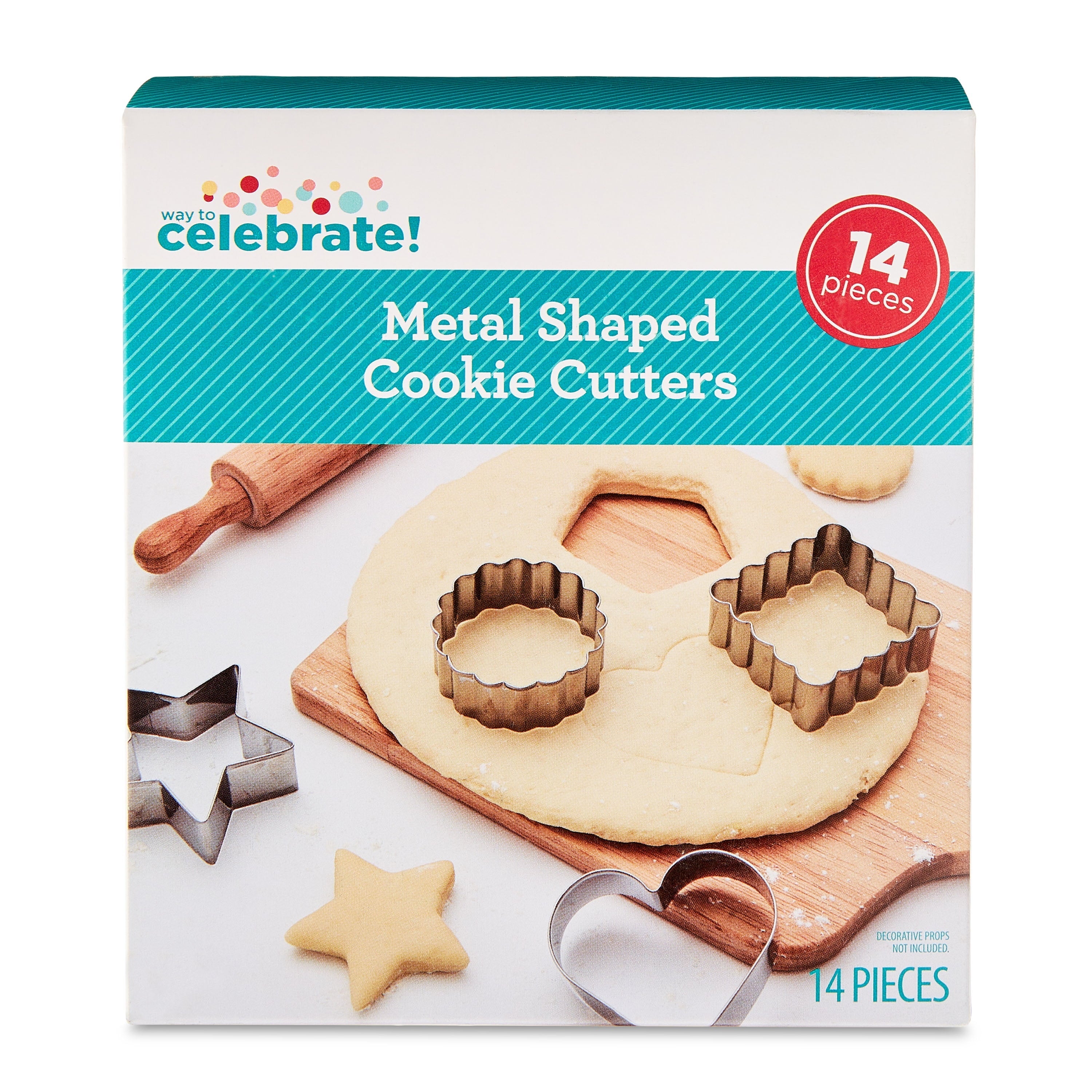 Premium Kitchen Metal Shaped Cookie Cutters Set, 14 Pieces - Innovative Kitchen Helper for Modern Cooking Detail