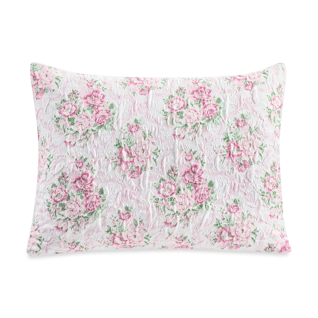 Fluffy Down Alternative 2-Piece Coquette Floral Pink Comforter Set, Twin/Twin XL - Cloud-Like Soft Lightweight Bed Comforter Detail