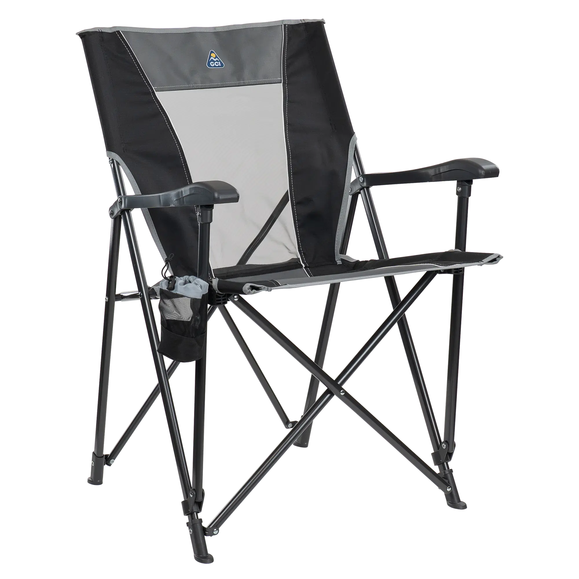 Ultra-Compact Eazy Chair - Choice 976 - Pico Compact Folding Camp Chair with Carry Bag - Black
