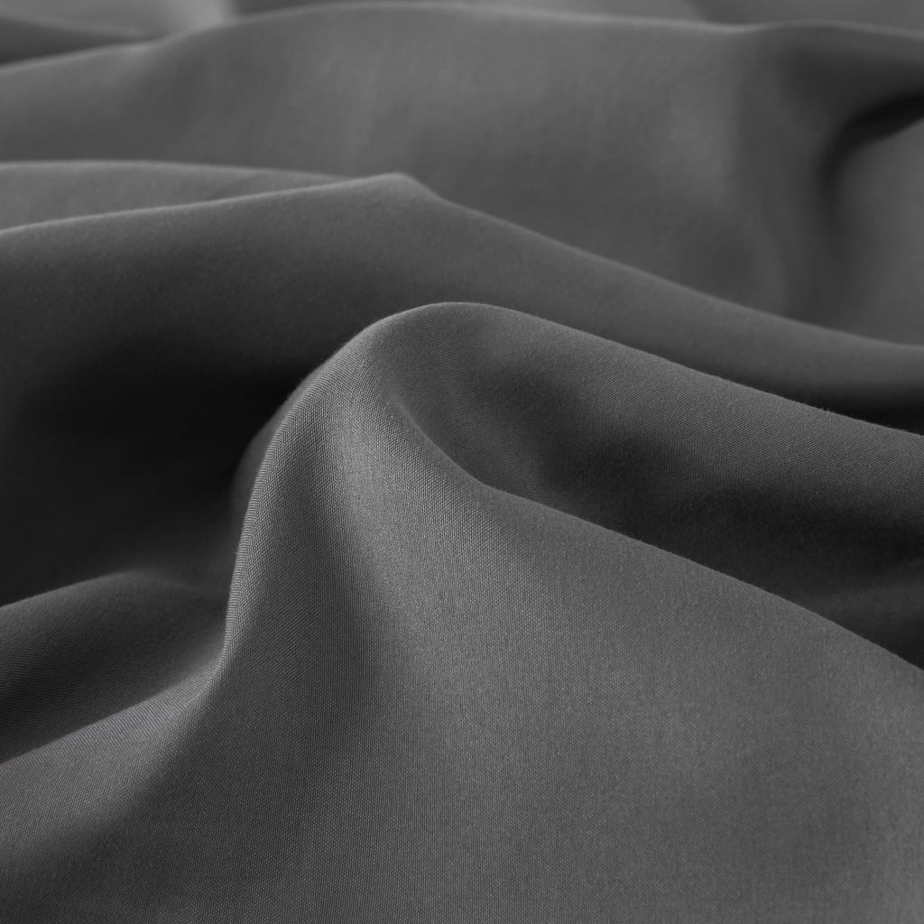 Premium Egyptian Cotton Sheet Set Twin Size Gray, 3 Pieces 140 GSM Brushed Elastic Fitted Soft & Cozy Bed Sheets Set with Deep Pocket - Luxury Bed Sheet Set with Deep Pockets Detail