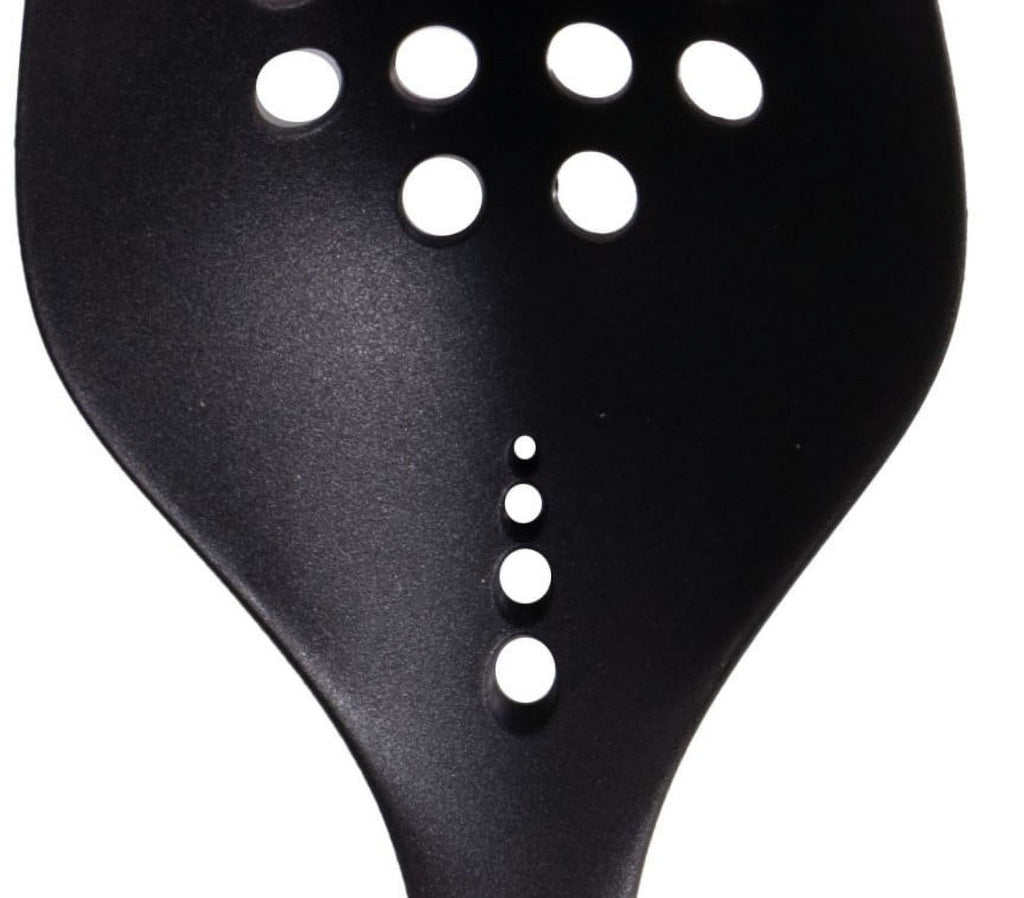 High-Precision Cooking Spoon with Bamboo Handle, 12.6"2.7", & Bamboo, Black - Heavy Duty Stainless Steel Kitchen Shears Detail
