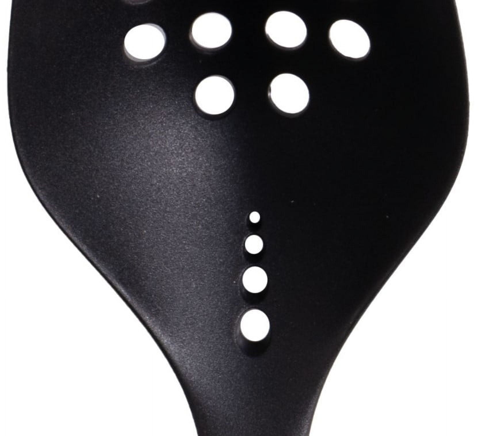 High-Precision Cooking Spoon with Bamboo Handle, 12.6"2.7", & Bamboo, Black - Heavy Duty Stainless Steel Kitchen Shears Detail