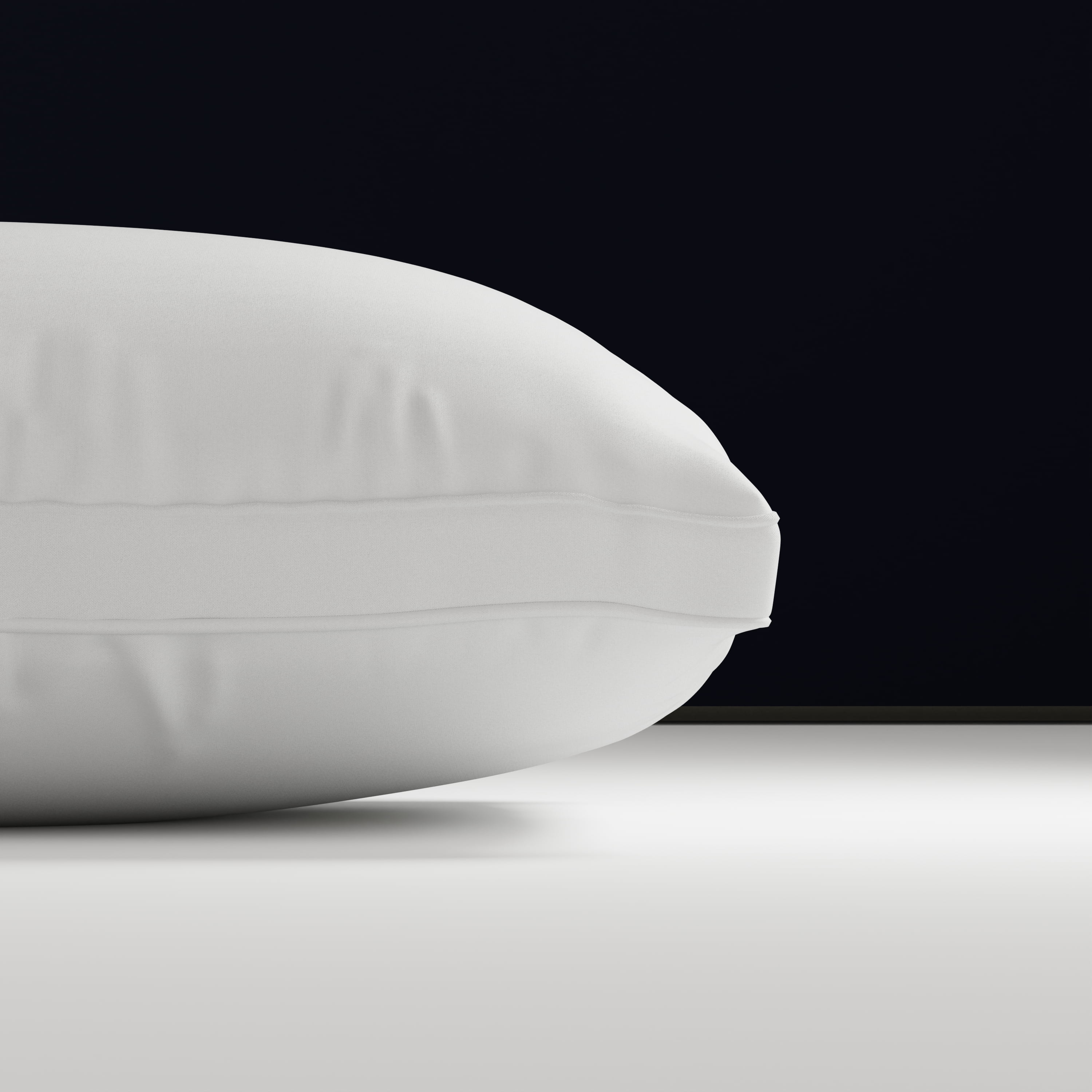 Orthopedic Support Cooling Bed Pillow, Jumbo, White- Extra Firm, 2 Count - Orthopedic Shredded Foam Bed Pillow Set Detail