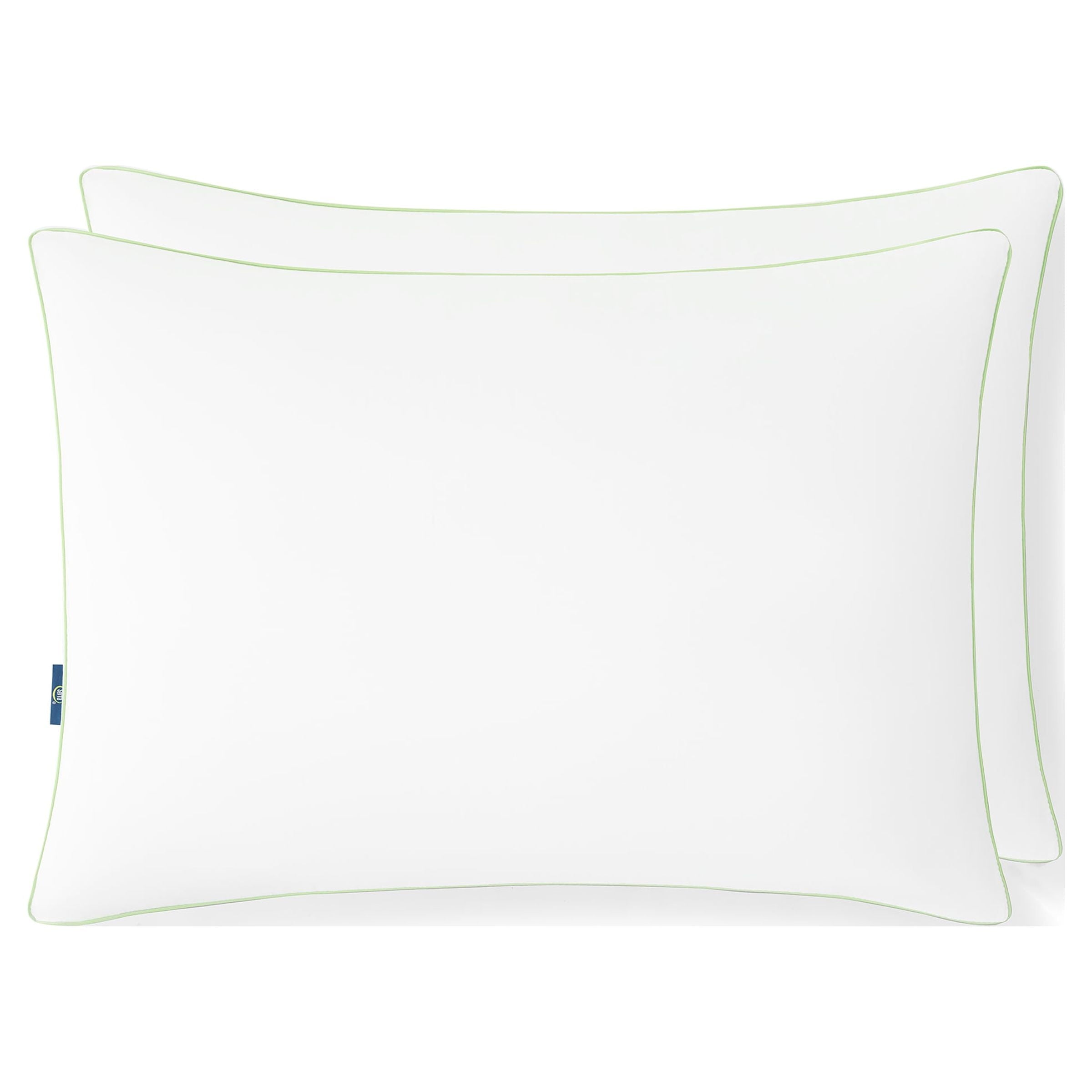Ergonomic Memory Foam Firm Bed Pillow, Standard/Queen, 2 Pack - Hotel Quality Plush Sleeping Pillows Detail