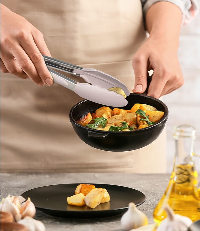 Durable Steel Silicone & Bamboo Cooking Utensil Set, 14 Pieces - Professional Kitchen Tool for Culinary Enthusiasts Detail