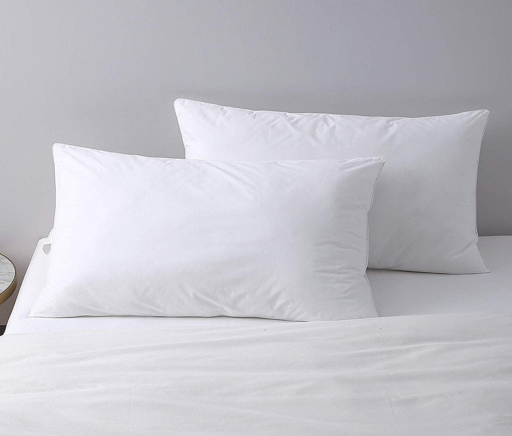 Ergonomic Memory Foam Bed Pillows King Size Pillows Set of 2, Pillows for Sleeping,Polyester Microfiber Cover,Super Soft Set of 2(... - Hotel Quality Plush Sleeping Pillows Detail