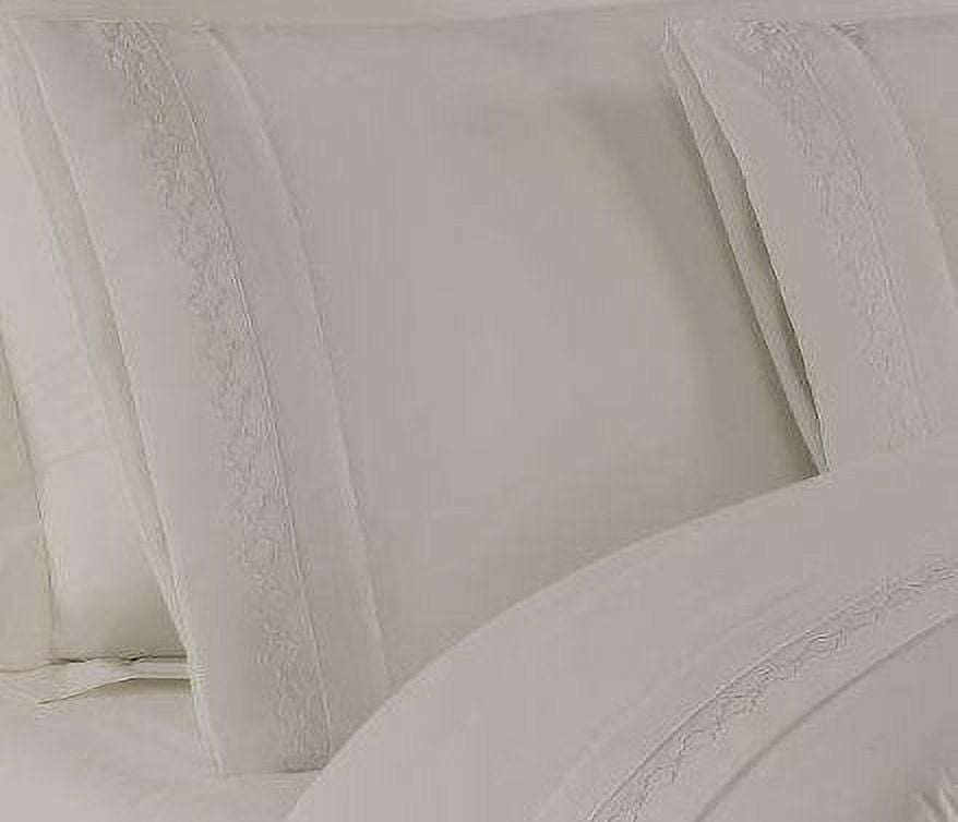Ultra-Soft Luxury Silver Gray Microfiber bed Sheet Sets, 4-pieces, Twin size - Cooling Hotel Quality Bedding Sheets and Pillowcases Detail