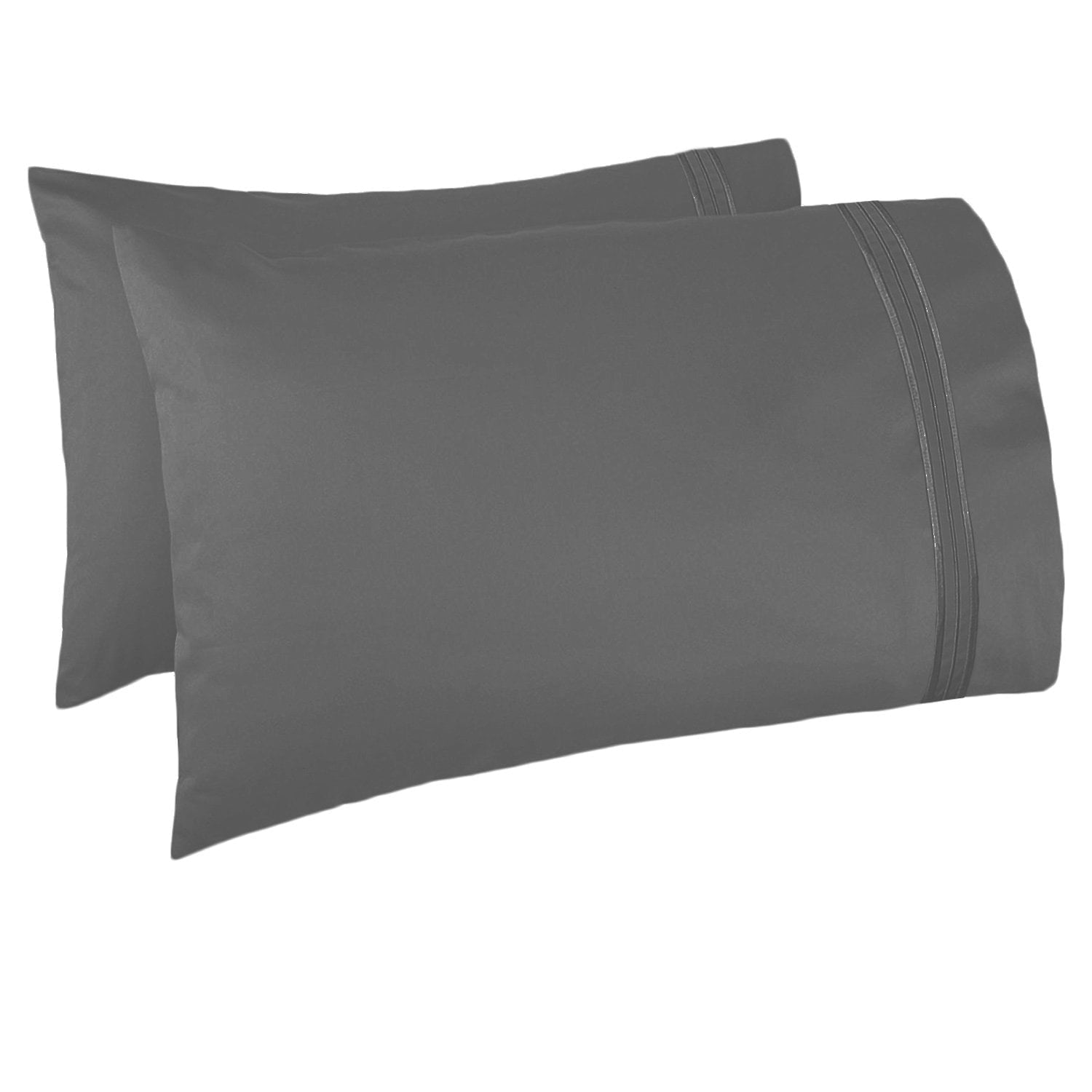 Cooling Sateen 6 Piece 1800 Collection Bed Sheet Set with Extra Pillowcases, Deep Pockets Fitted Sheet, 100% Soft Microfiber, Hypoal... - Luxury Bed Sheet Set with Deep Pockets Detail