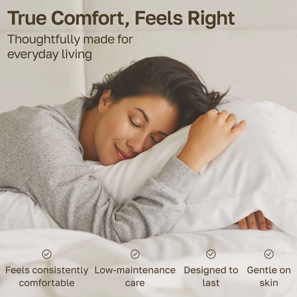 Cooling Sateen 100% Cotton Queen Sheets Set - 600 Thread Count 100% Cotton Sheets Queen, Sateen Deep Pocket Adult/Teen 4 Piece Bed Sh - Luxury Bed Sheet Set with Deep Pockets Detail